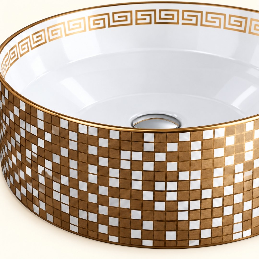 Sonet OCTAGON - WG - 02, table top basin (view 4)